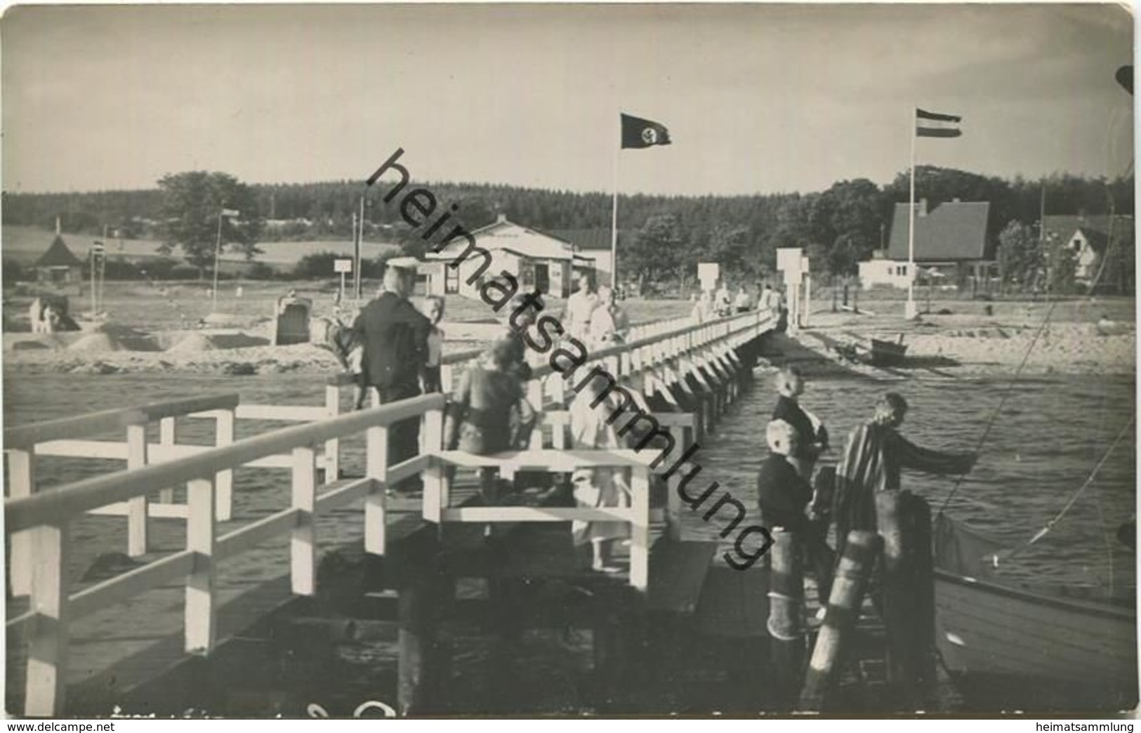 Ostseebad Pelzerhaken - Foto-AK 30er Jahre - Stempel Julius Simonsen Oldenburg - Neustadt (Holstein)