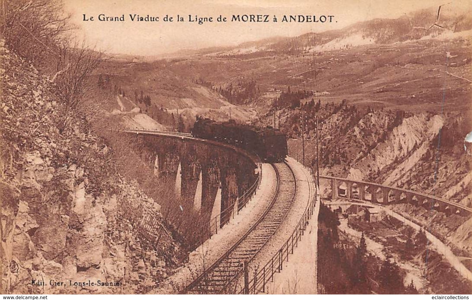 Morez-Andelot     39        Le Viaduc Du Chemin De Fer       ( Petit Défaut Voir Scan) - Andere & Zonder Classificatie