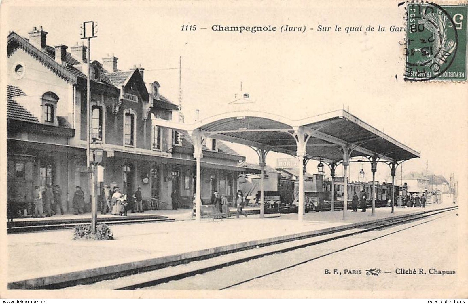 Champagnole            39           Intérieur De La Gare        (voir Scan) - Champagnole