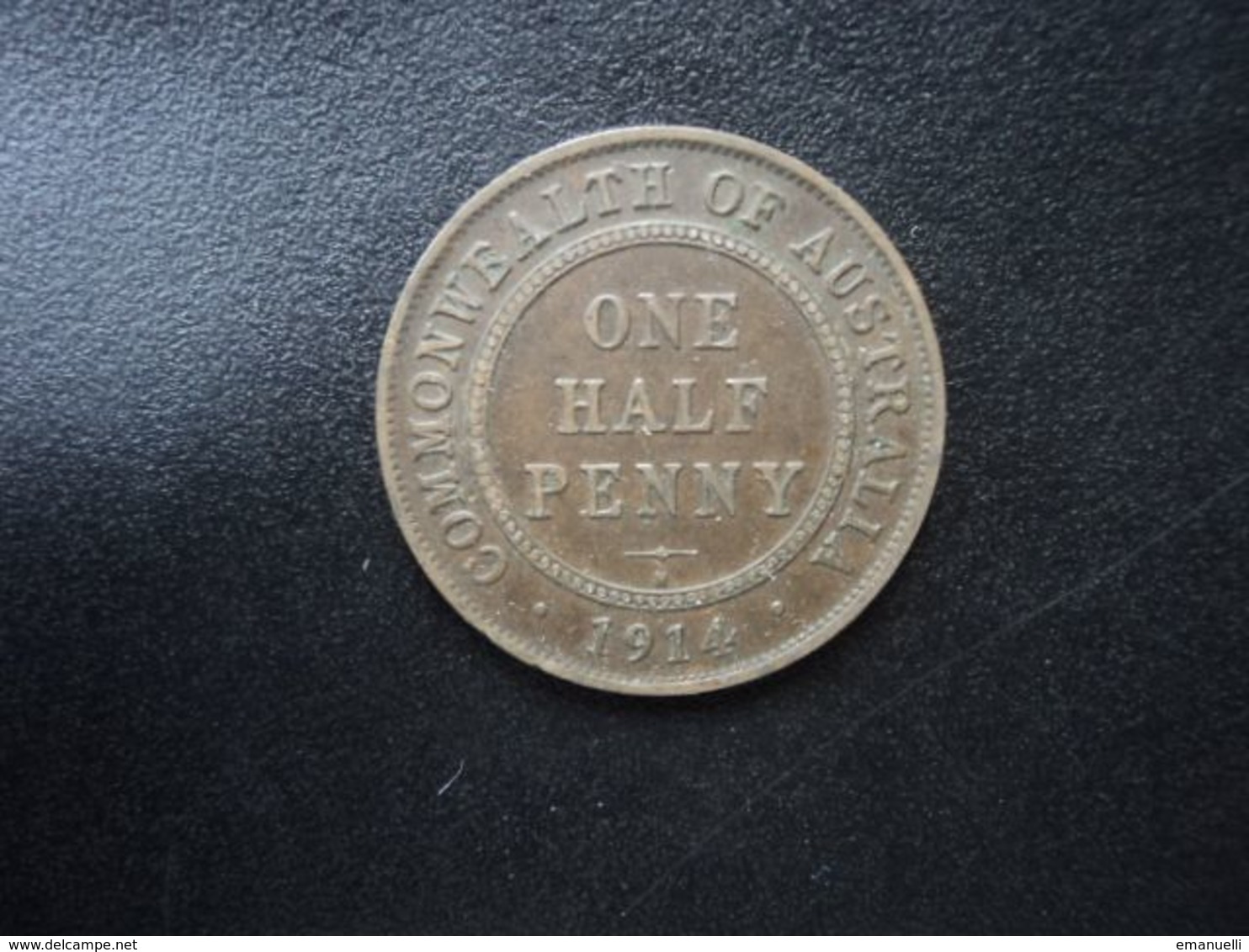AUSTRALIE * : 1/2 PENNY   1914 H    KM 22     TTB - ½ Penny