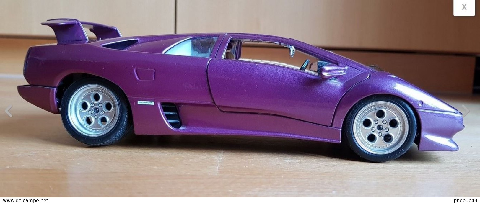 Lamborghini Diablo - 1990 - Purple - Burago (1:18)