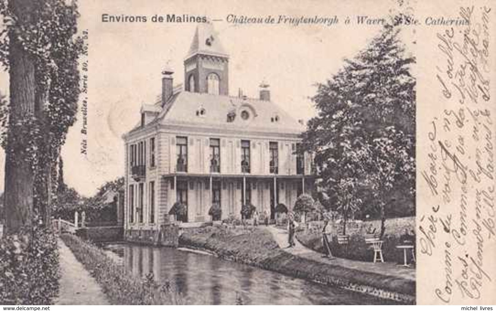 Sint-Katelijne-Waver - Wavre Ste Catherine - Chateau De Fruytenborgh - Circulé En 1901 - Dos Non Séparé - Mechelen - BE - Sint-Katelijne-Waver