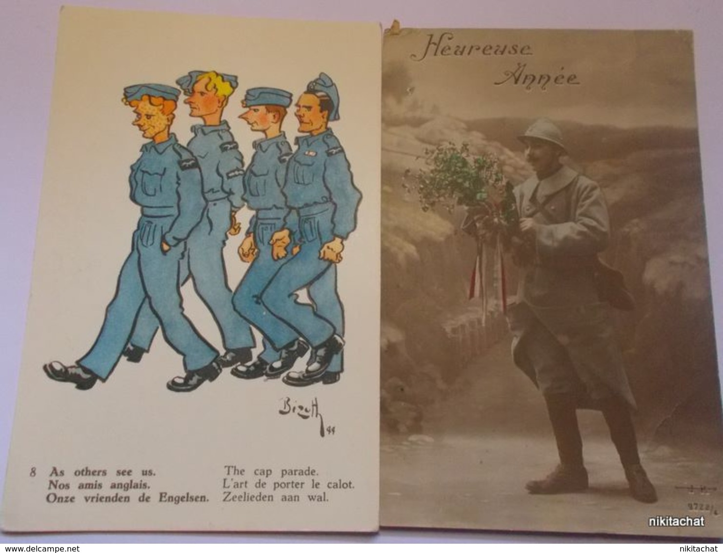 LOT 70 CARTES POSTALES THEME MILITARIA-Toutes scannées-Grande diversité-