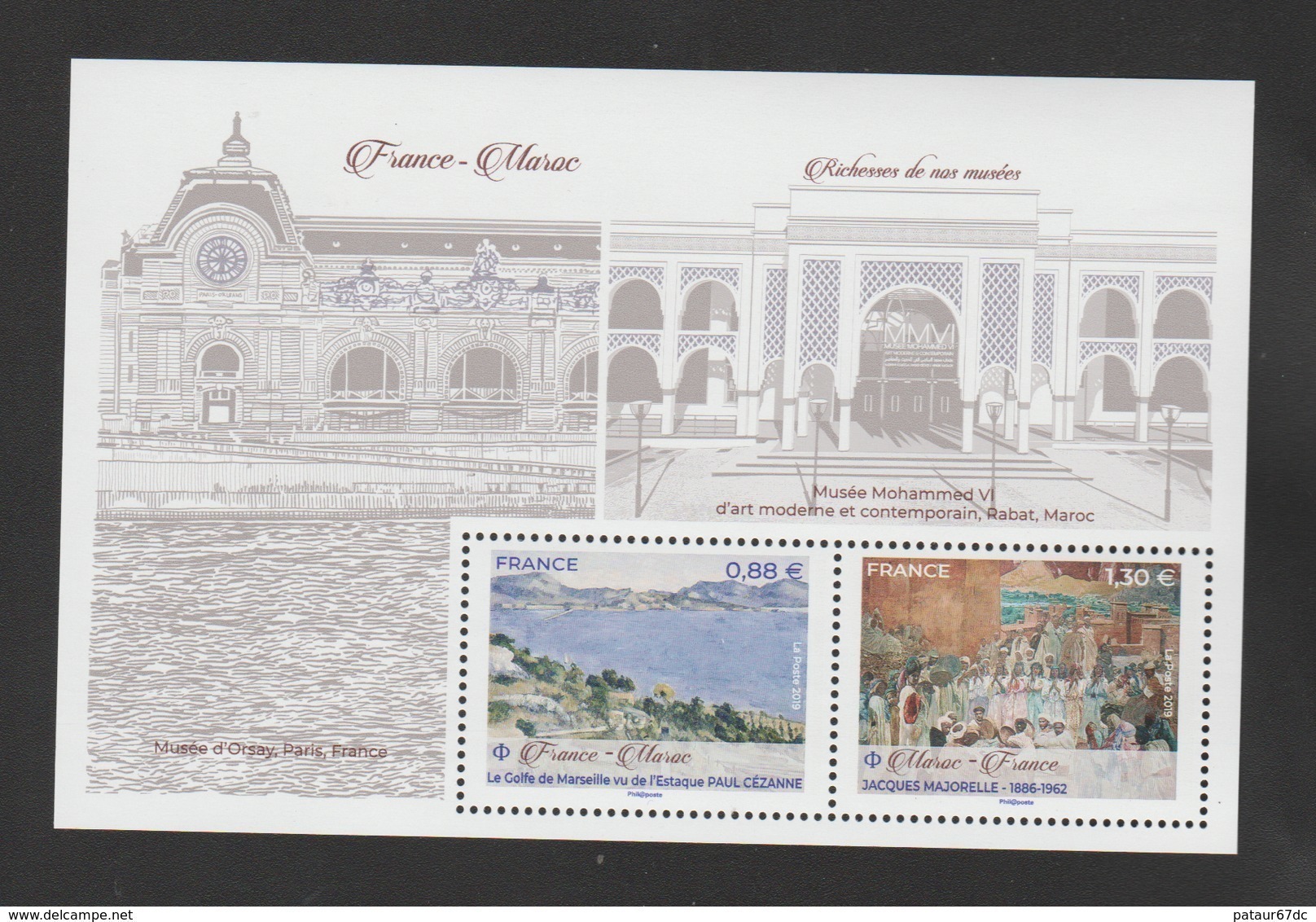 FRANCE / 2019 / Y&T N° 5316/5317 ** En BF Ou F5316 ** (Feuillet "France-Maroc") X 1 - Nuovi