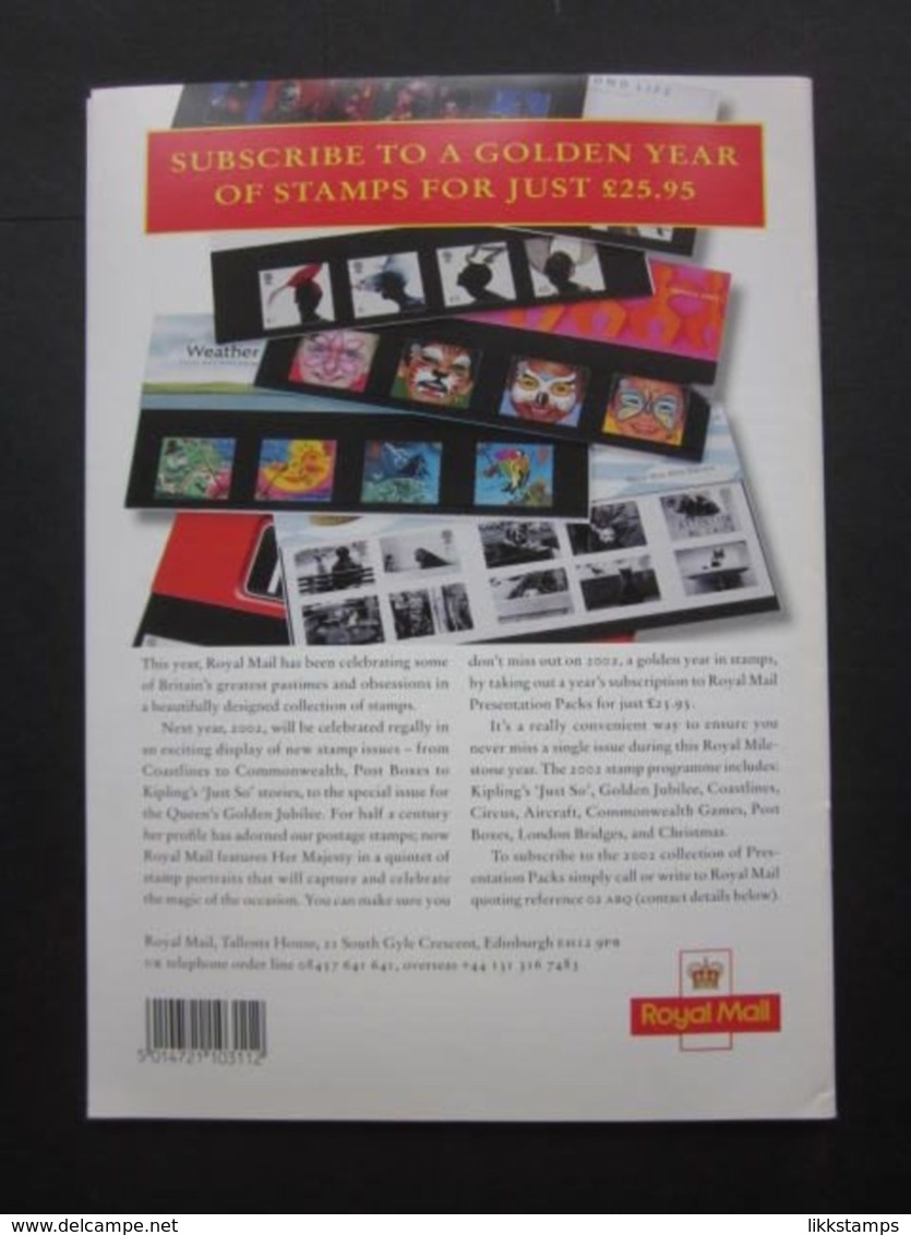 THE PHILATELIC BULLETIN NOVEMBER 2001 VOLUME NUMBER 39, ISSUE No.3, ONE COPY ONLY. #L0247 - Englisch (ab 1941)