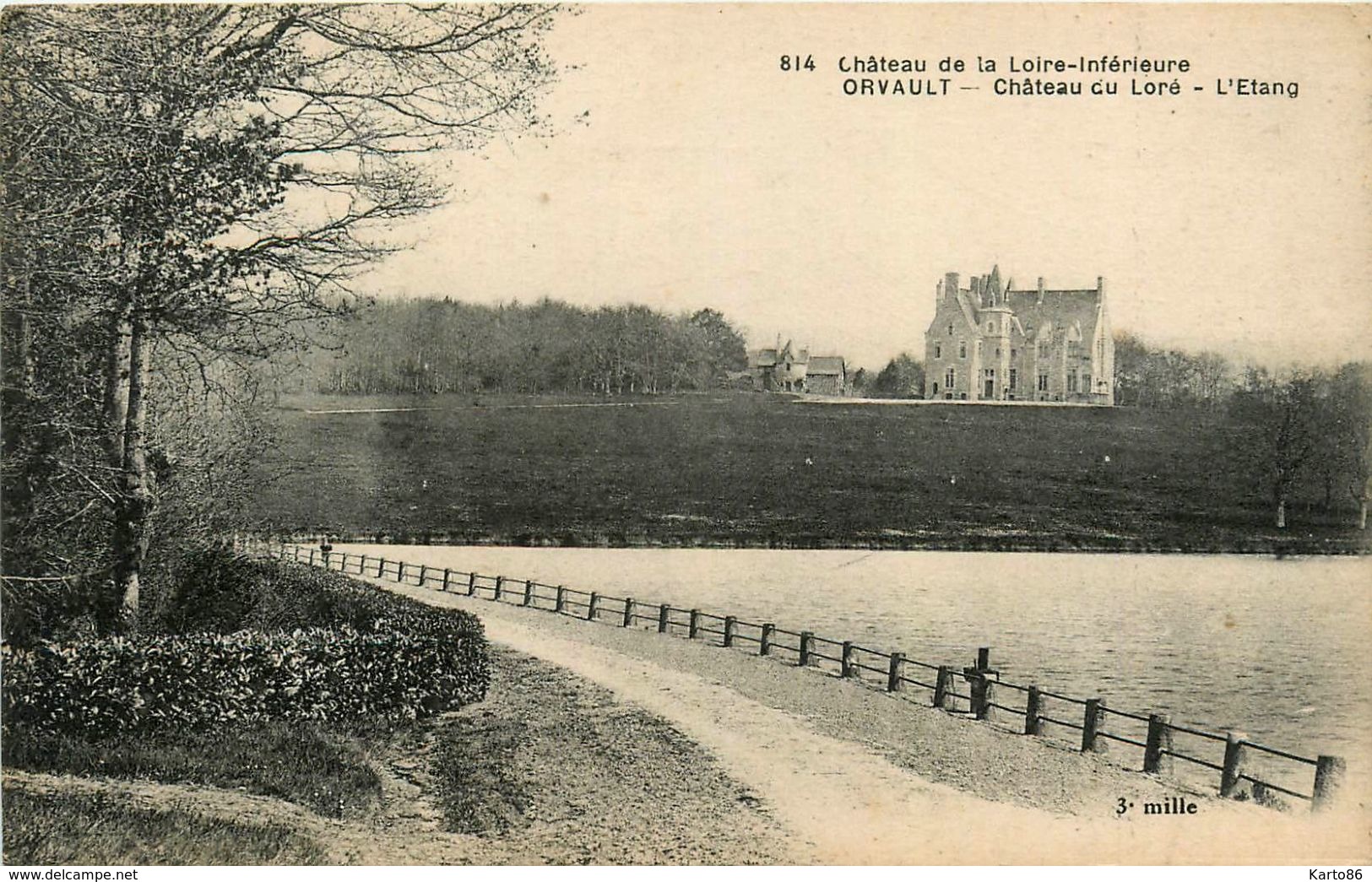 Orvault * Château De Loré * L'étang - Orvault
