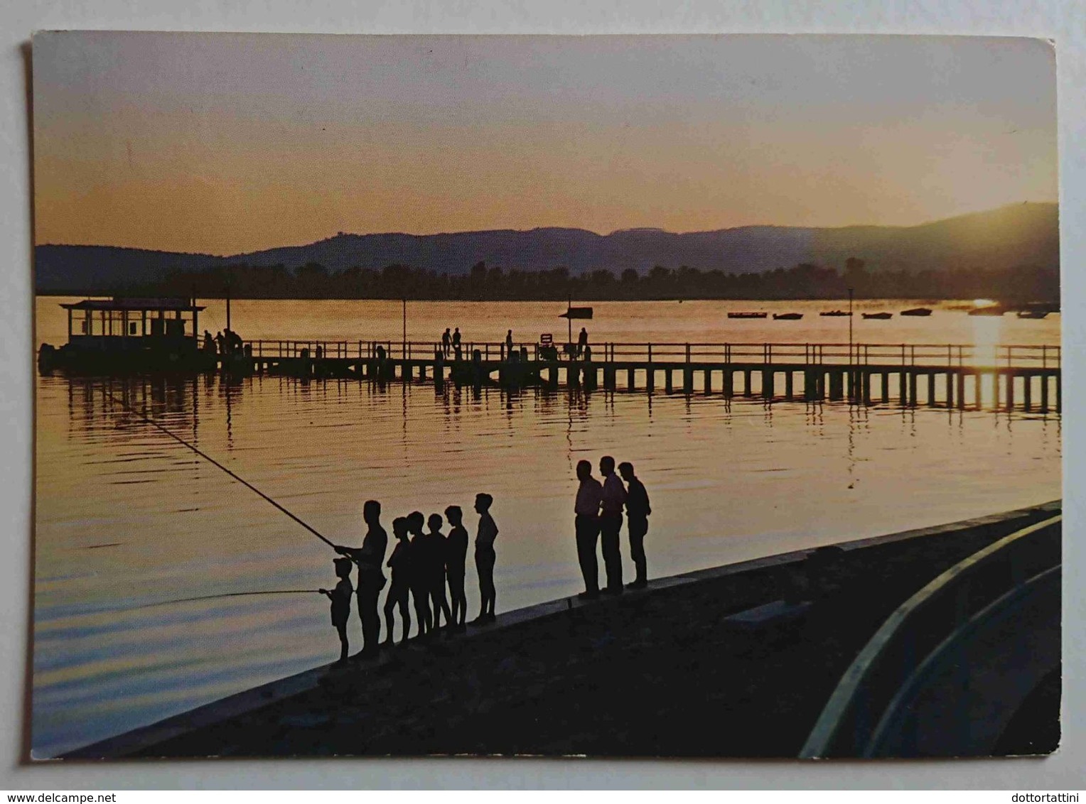 PASSIGNANO SUL TRASIMENO - Tramonto Sul Lago - Pescatori / Fishermen  - Vg - Perugia