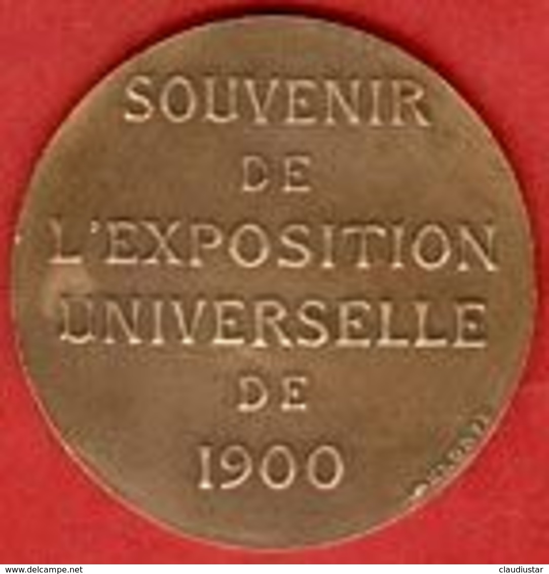 ** MEDAILLE  EXPOSITION  UNIVERSELLE  1900 ** - Altri & Non Classificati