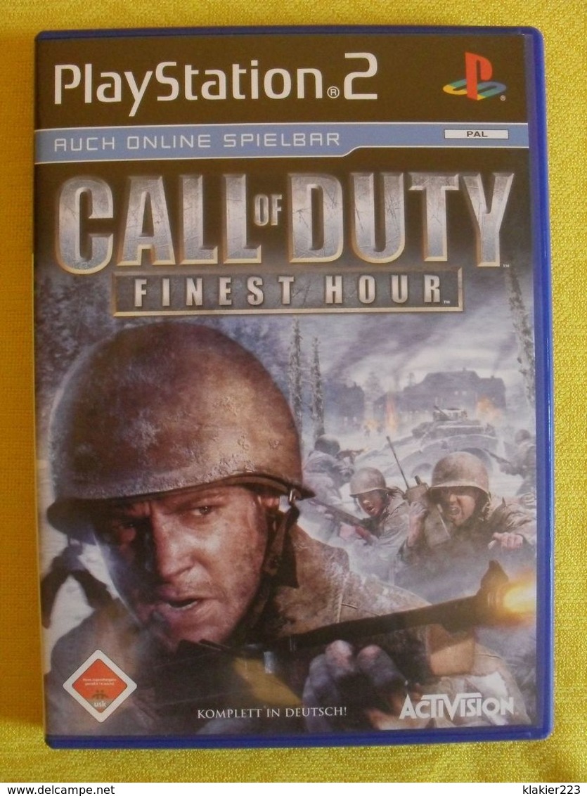 Call Of Duty Finest Hour // PS2 // Perfekter Zustand - Playstation 2