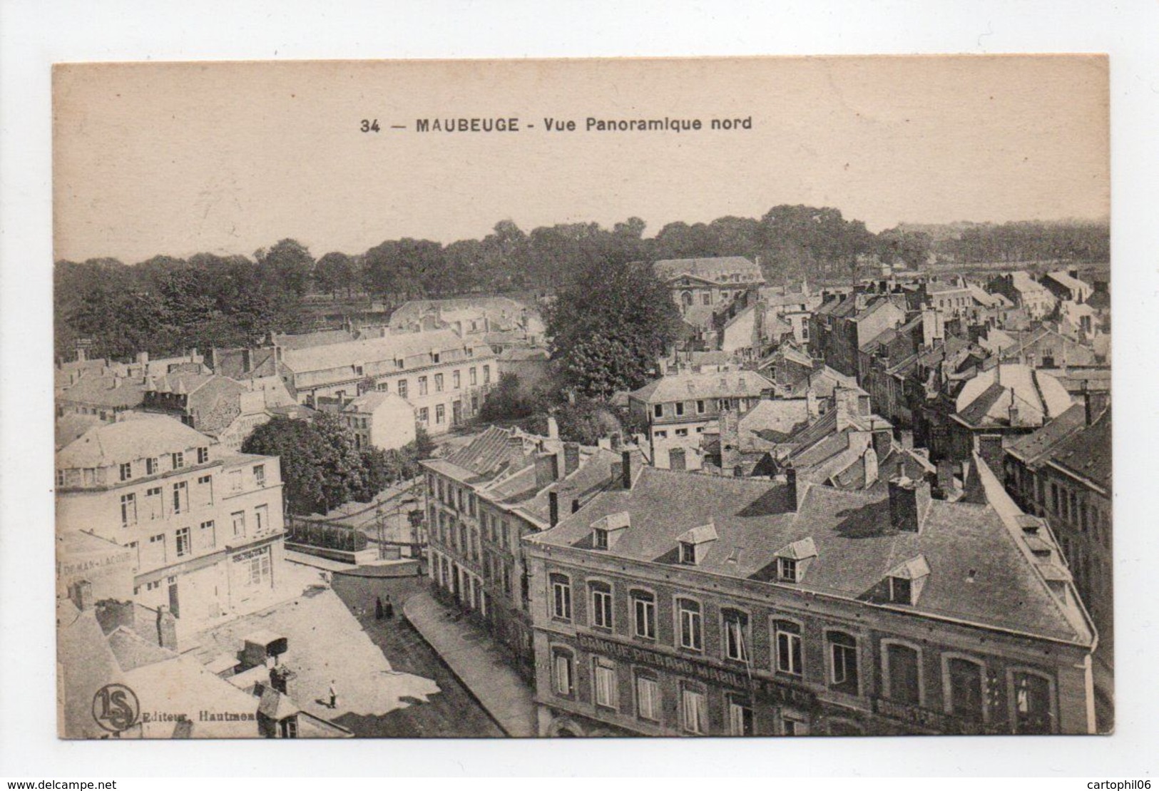 - CPA MAUBEUGE (59) - Vue Panoramique Nord - Edition Hautmont N° 34 - - Maubeuge