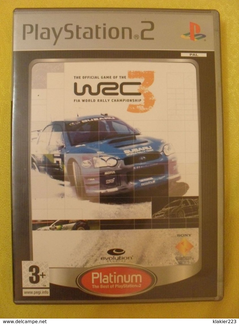 WRC 3 FIA World Rally Championship // PS2 - Playstation 2