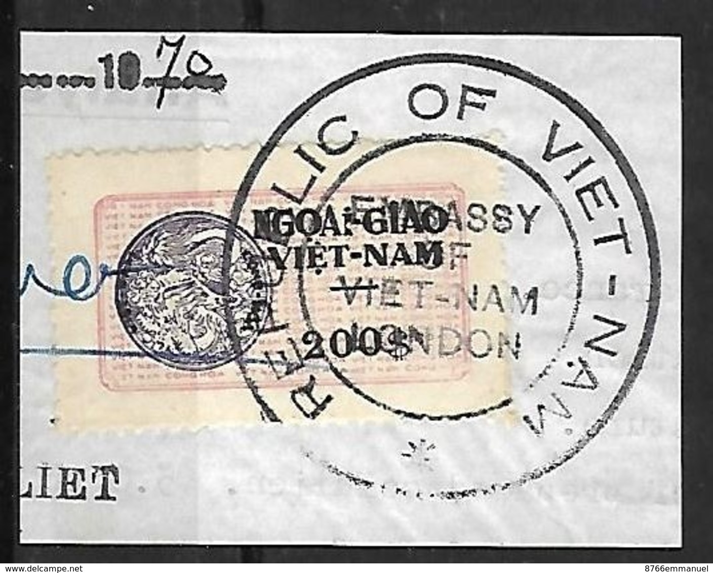 VIET-NAM TIMBRE FISCAL RARE - Vietnam