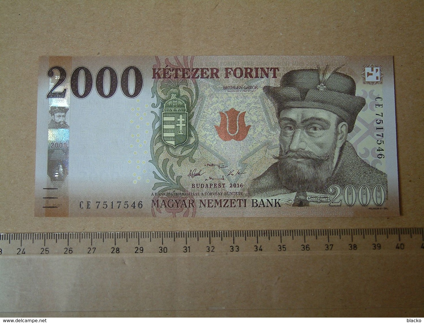 % Banknote - Hungary - 2000 HUF - 2016 UNC - CE - Hungría