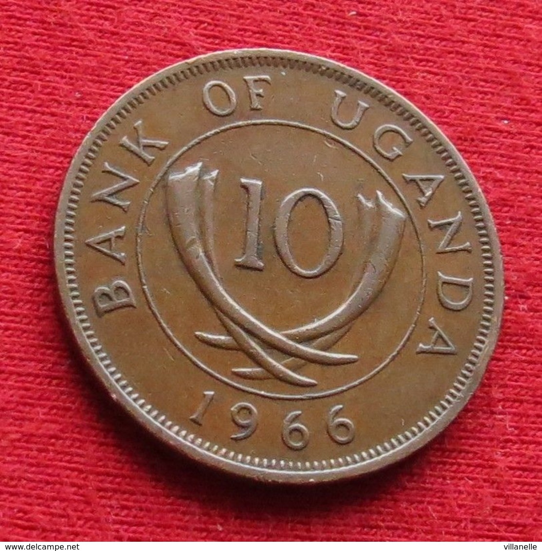 Uganda 10 Cents 1966 KM# 2 Ouganda Oeganda - Uganda