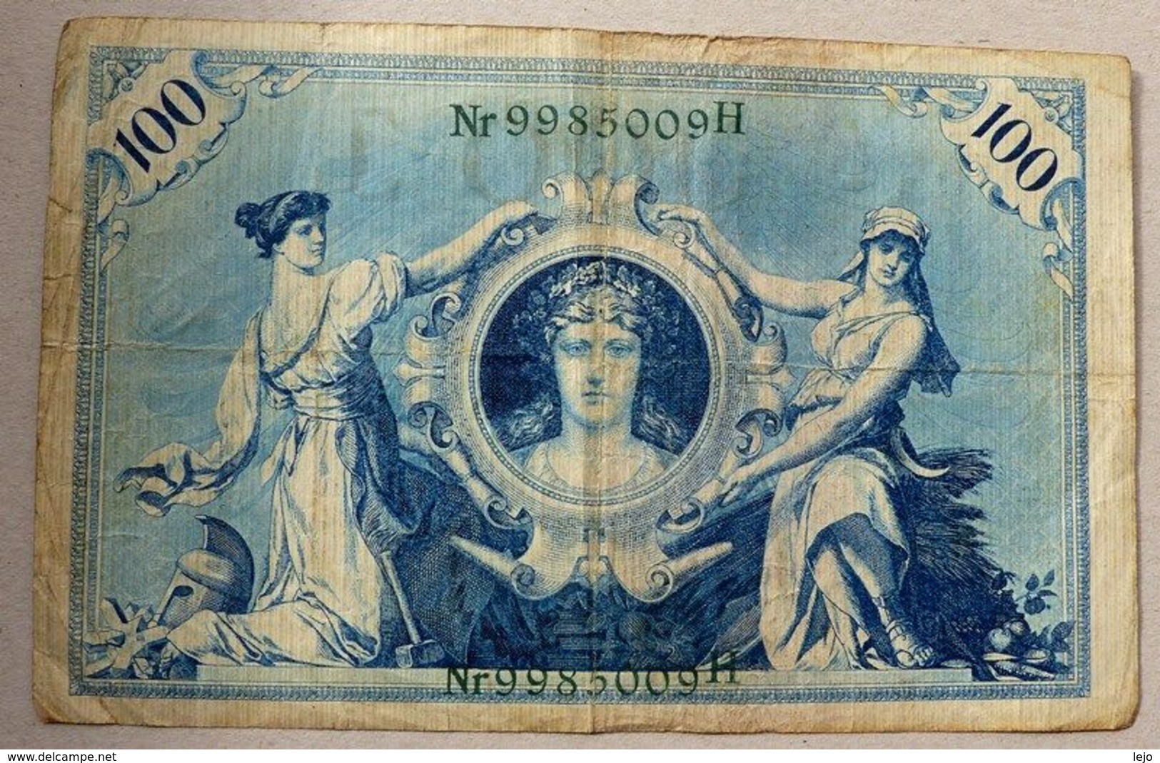 Reichsbanknote 100 Mark 07-02-1908 - 20.000 Mark