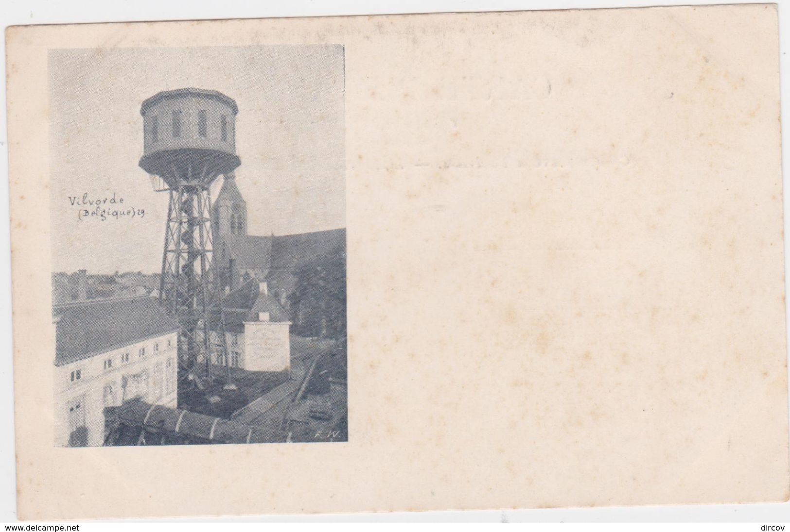 Vilvoorde - Watertoren (niet Gelopen Kaart Van Voor 1900) - Vilvoorde