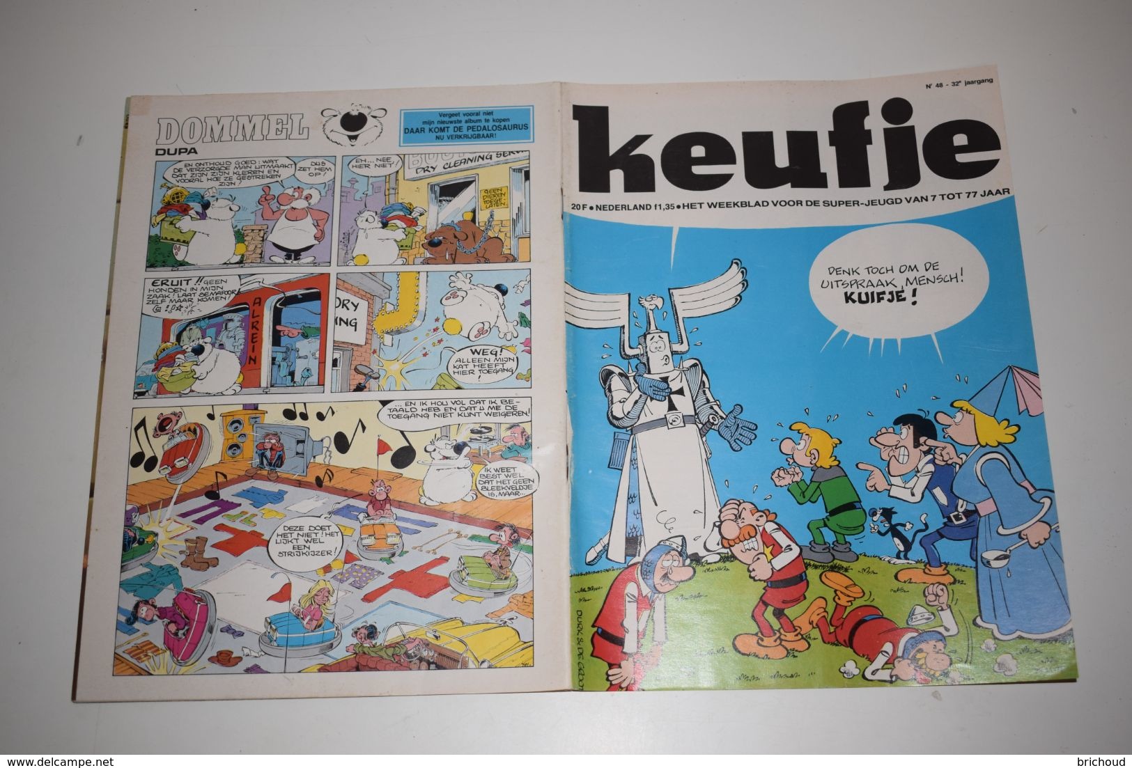 Kuifje Tintin N°48 Nerderlands 29-11-1977 Denk Toch Om De Uitspraak, Mensch! Kuifje - Kuifje