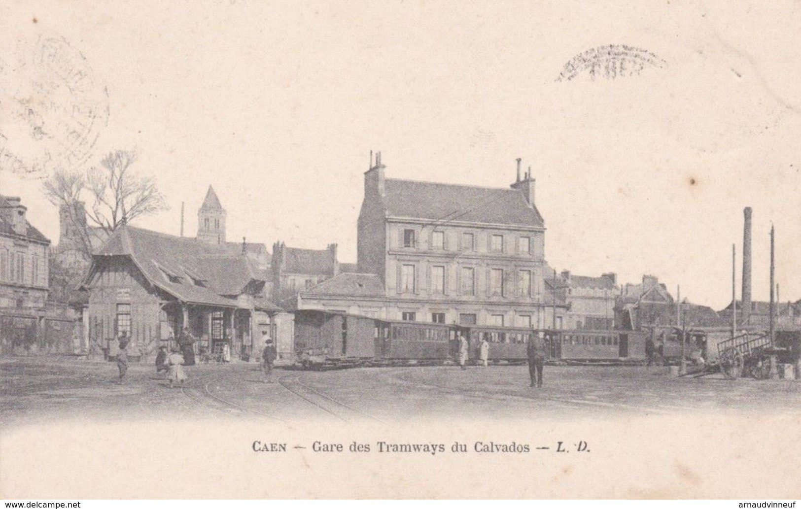 14-CAEN GARE DES TRAMWAYS DU CALVADOS - Caen