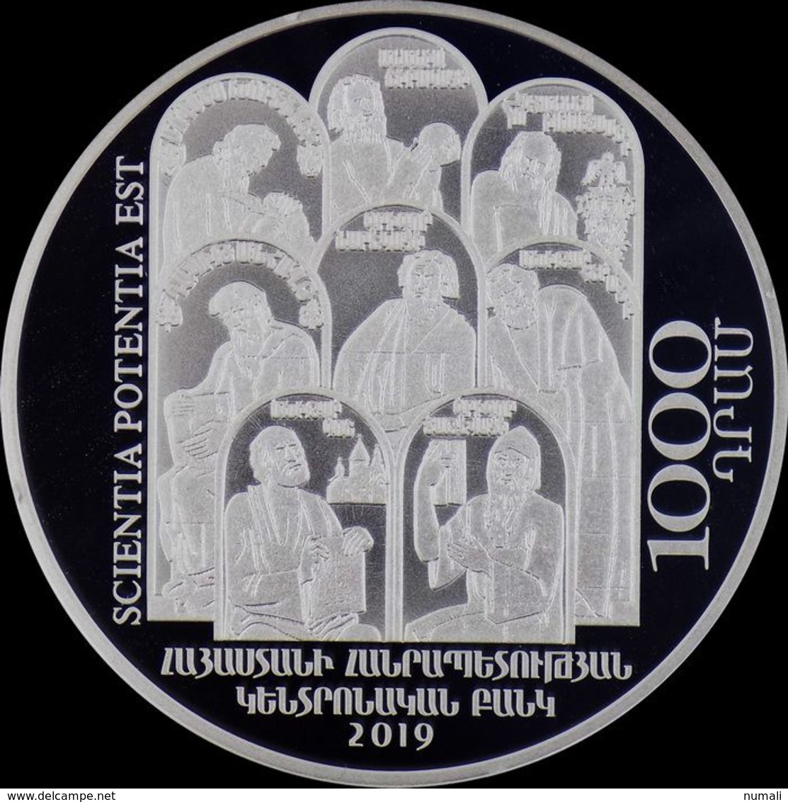 ARMENIA 1000 DRAM SILVER COIN PROOF 2019 Centenary Of Yerevan State University - Armenia