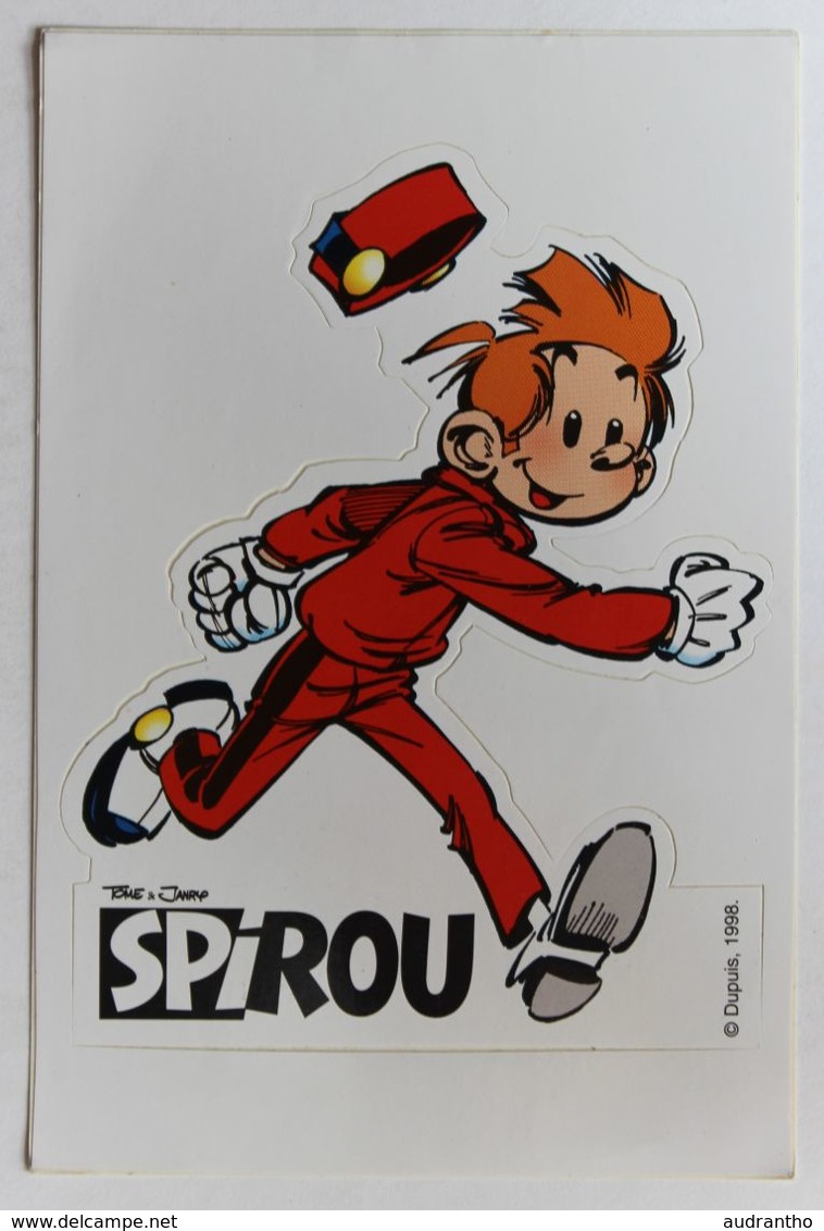 Grand Autocollant BD Spirou Fantasio Dupuis 1998 - Autocollants