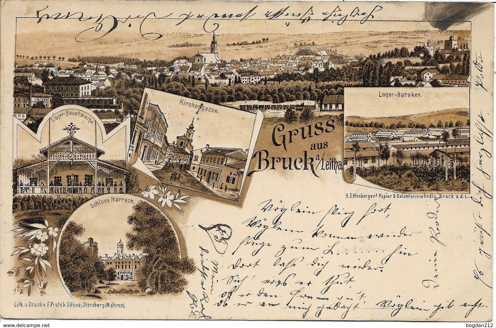 1899 - Bruck An Der Leitha , Gute Zustand, 2 Scan - Bruck An Der Leitha