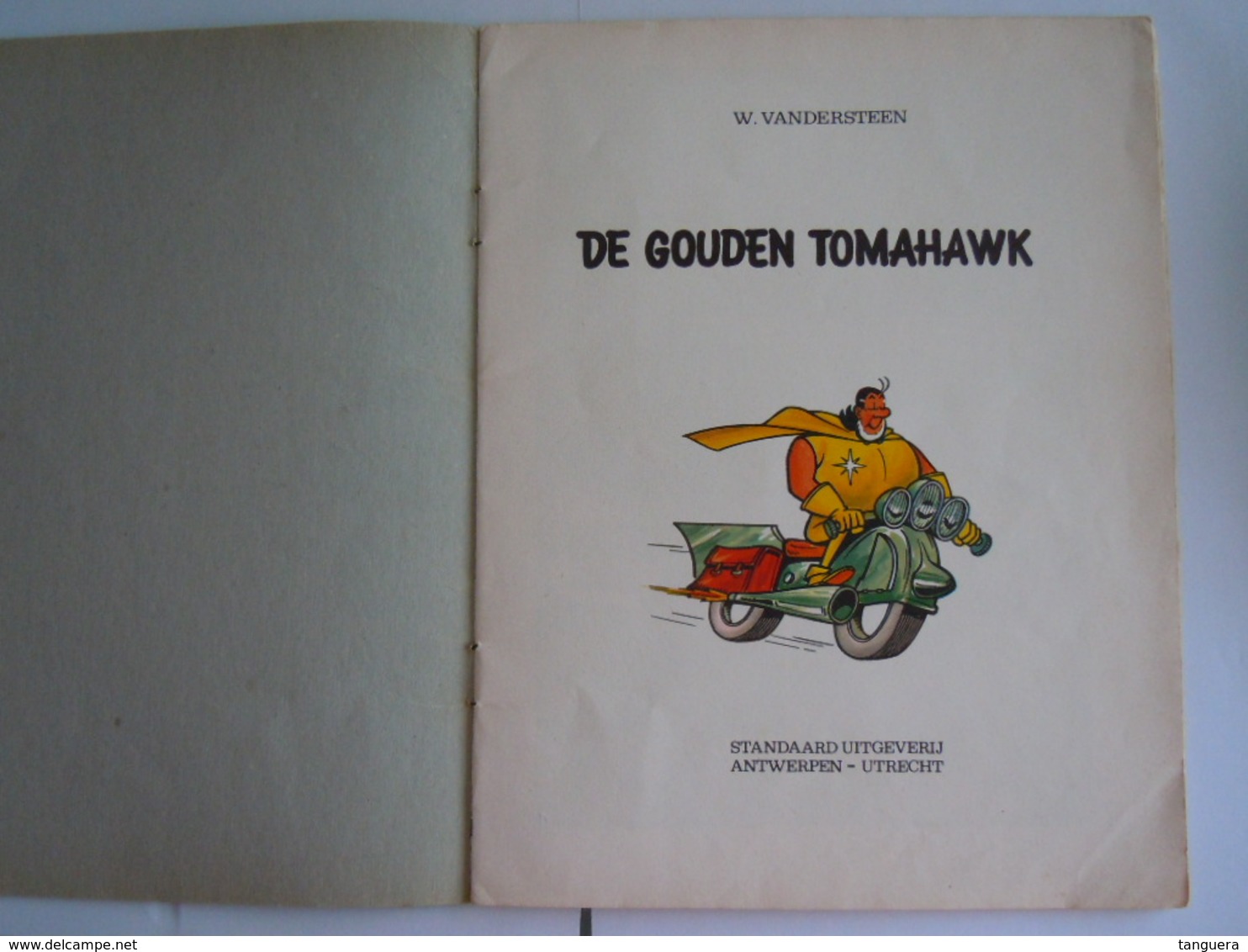 Jerom Nr 4 De Gouden Tomahawk 1967 1 Ste Druk Van Heruitgave Vandersteen Goede Staat - Jerom