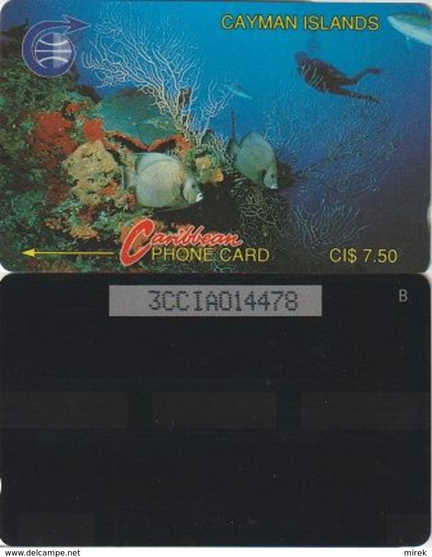 123/ Cayman Islands; 3A - 3CCIA. , Sea Life - Kaimaninseln (Cayman I.)