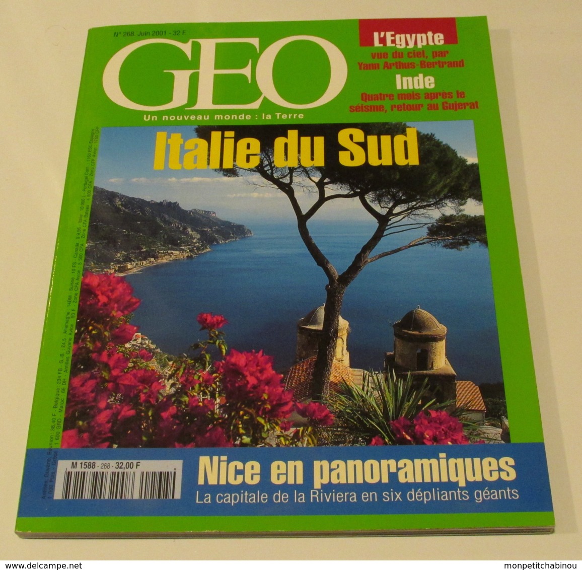 GEO N°268 (06/2001) : Italie Du Sud - Géographie