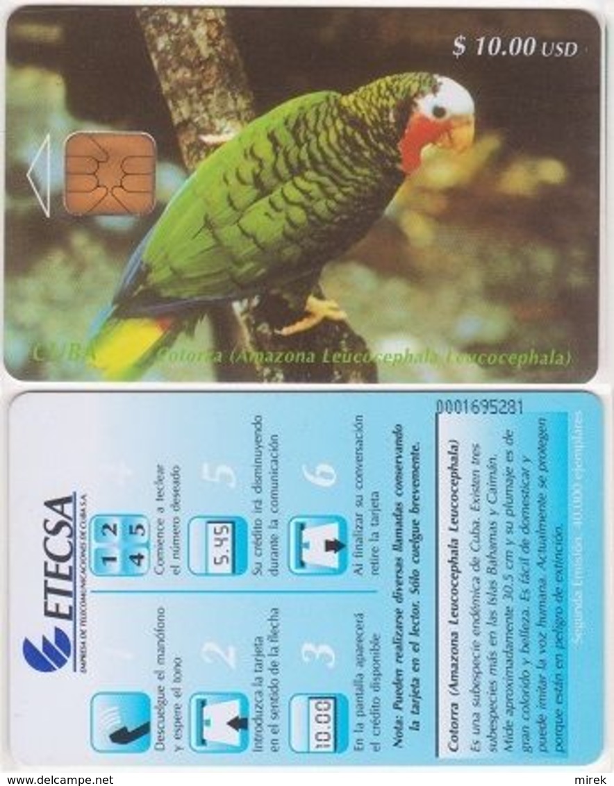 134/ Cuba; P24. Parrot - Cuba