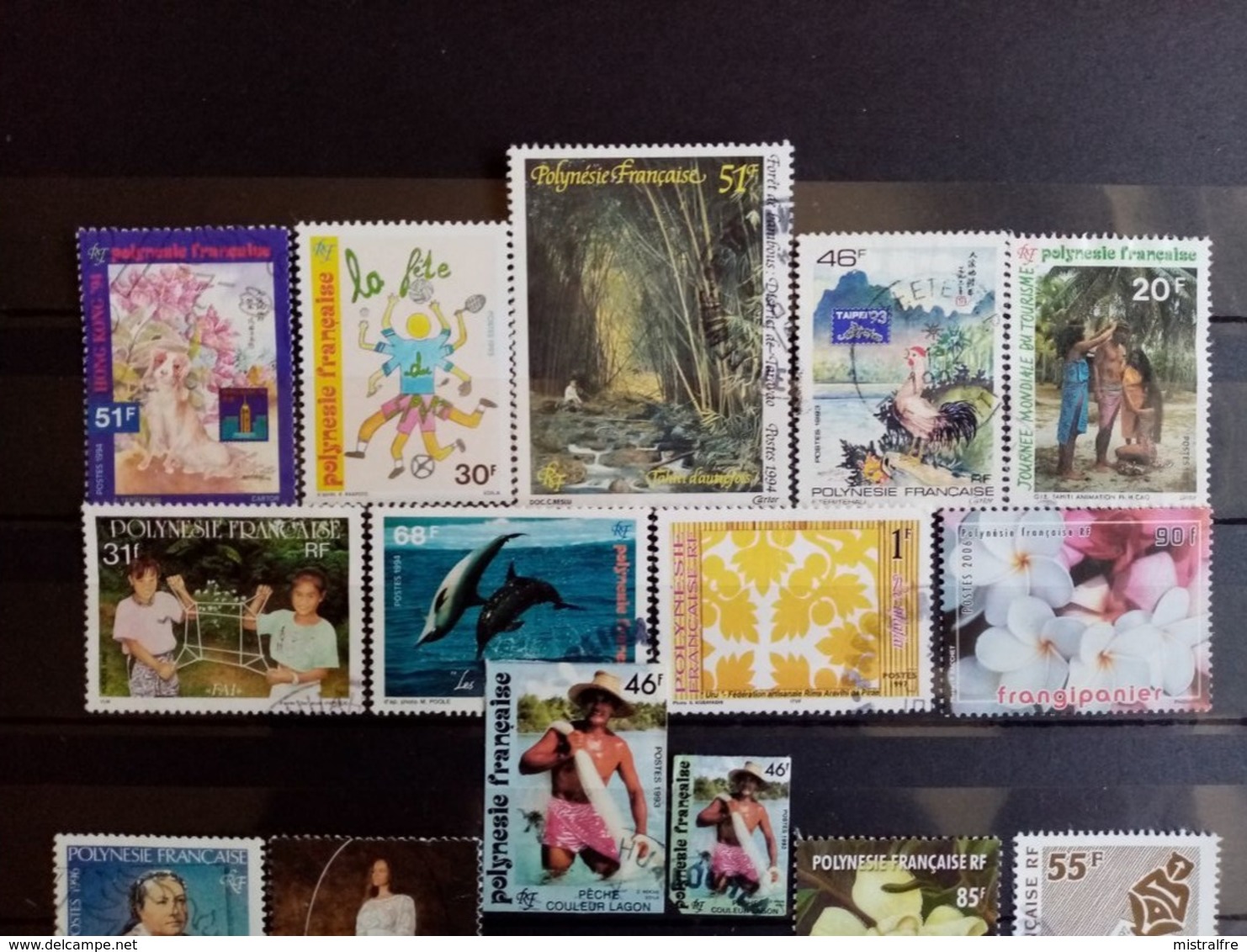 POLYNESIE.1992 à 2006 . LOT De 22 Timbres ( Dont 11 Neufs ). Côte YT 2022 : 32,95 € - Gebruikt