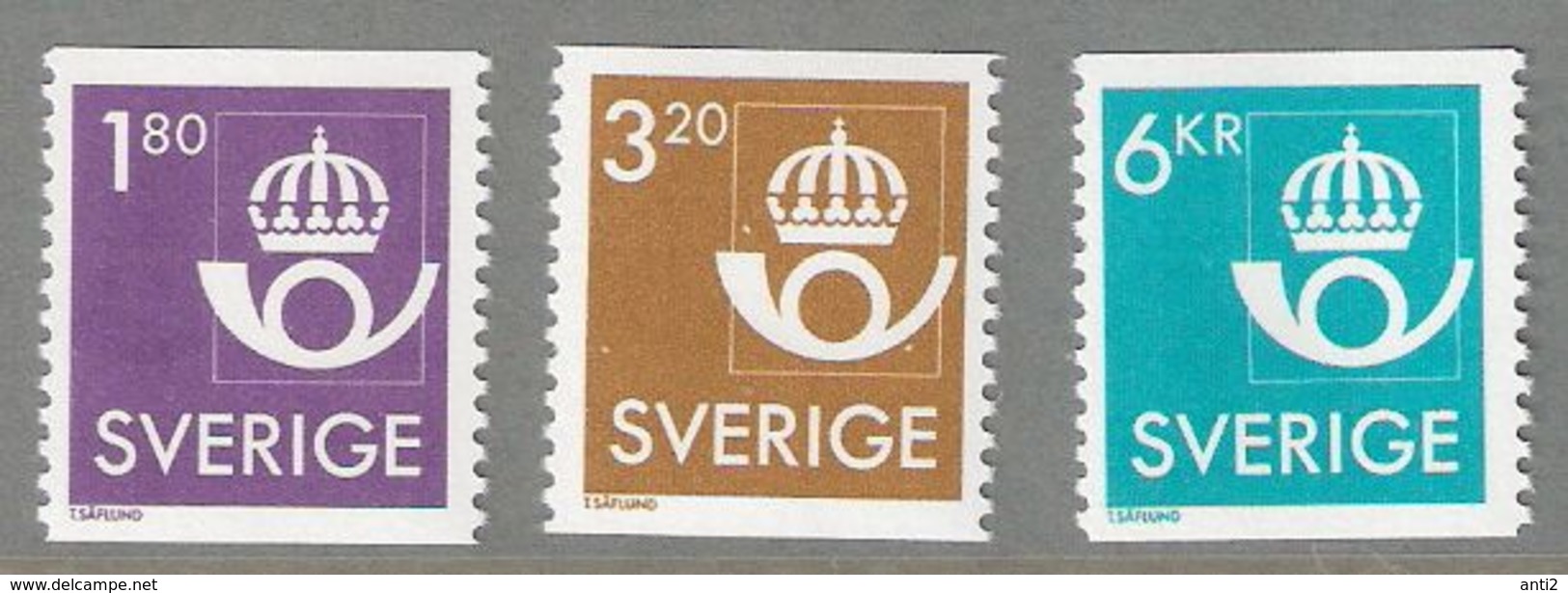 Sweden 1987 Post Emblem, Mi 1420-1422  MNH(**) - Neufs