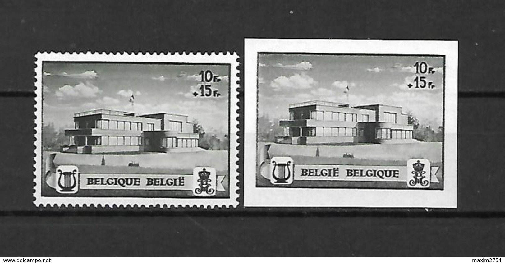 BELGIO - 1941 - N. 537A/37B** (CATALOGO UNIFICATO) - Ongebruikt