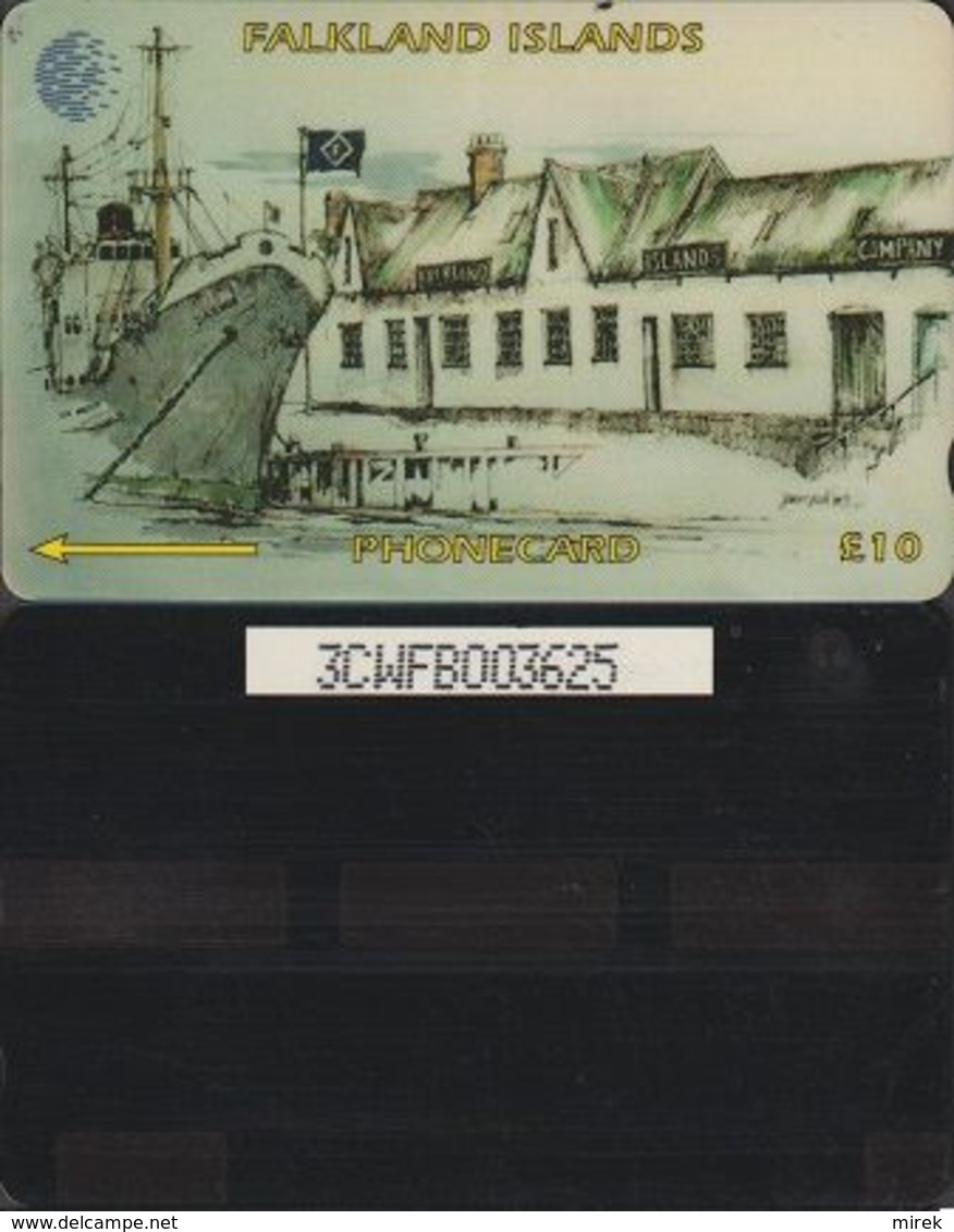 153/ Falkland Islands; Harbour, 3CWFB - Falkland