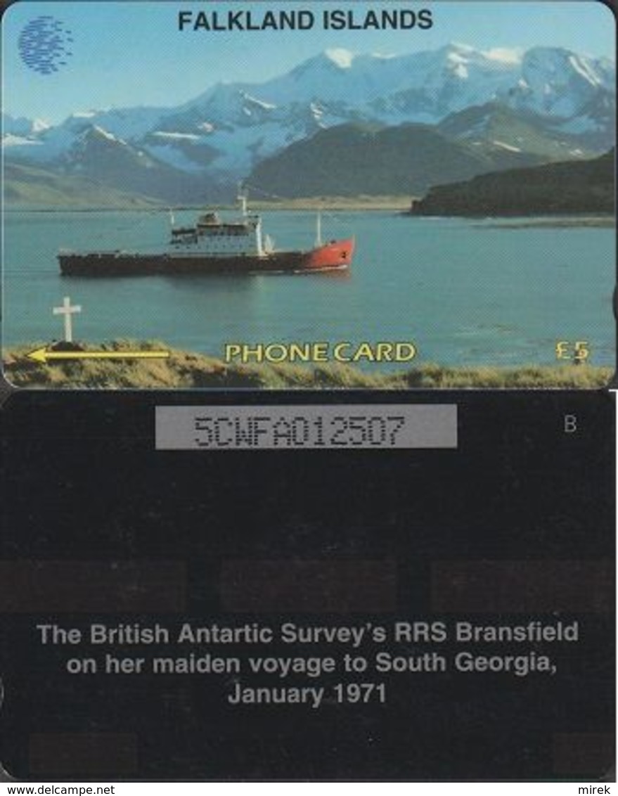 155/ Falkland Islands; Ship, 5CWFA - Falklandeilanden