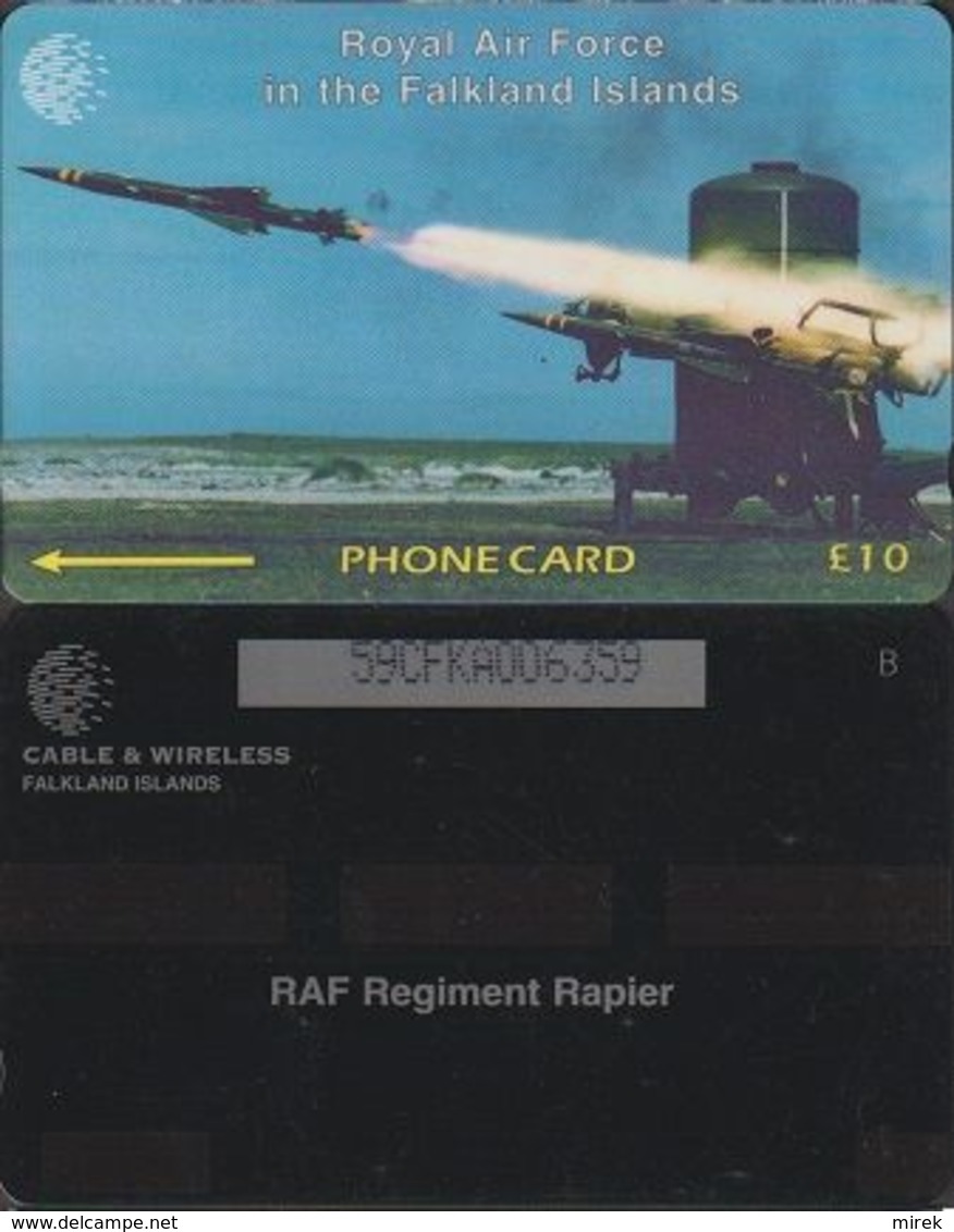 157/ Falkland Islands; Missile, 59CFKA - Falkland