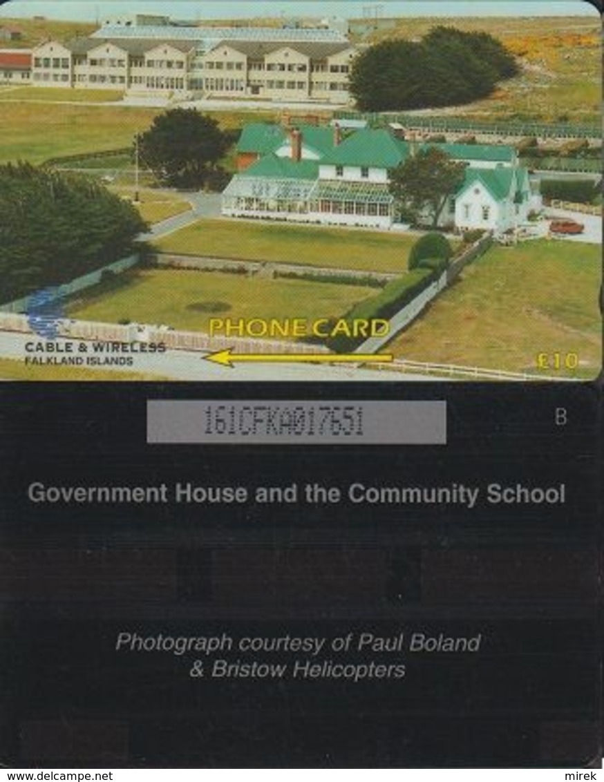 162/ Falkland Islands; Government House, 161CFKA - Falkland