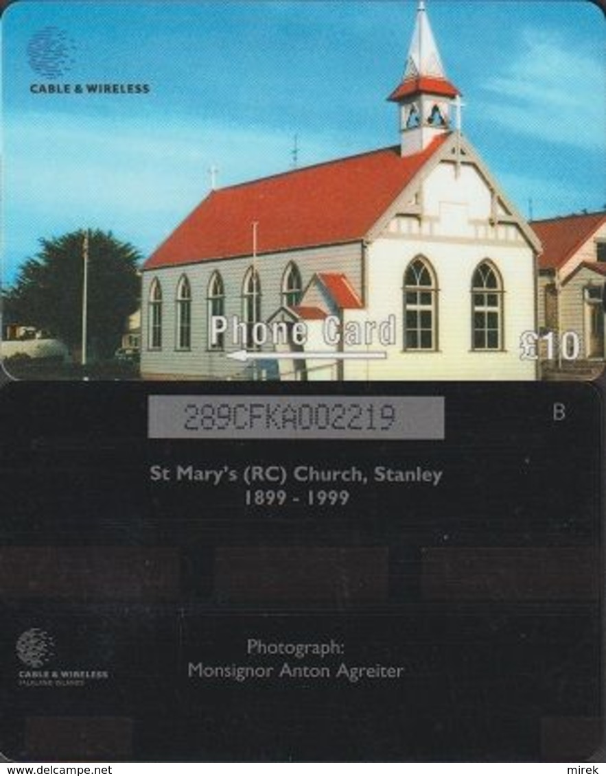 172/ Falkland Islands; St. Mary's Church, 289CFKA - Falkland