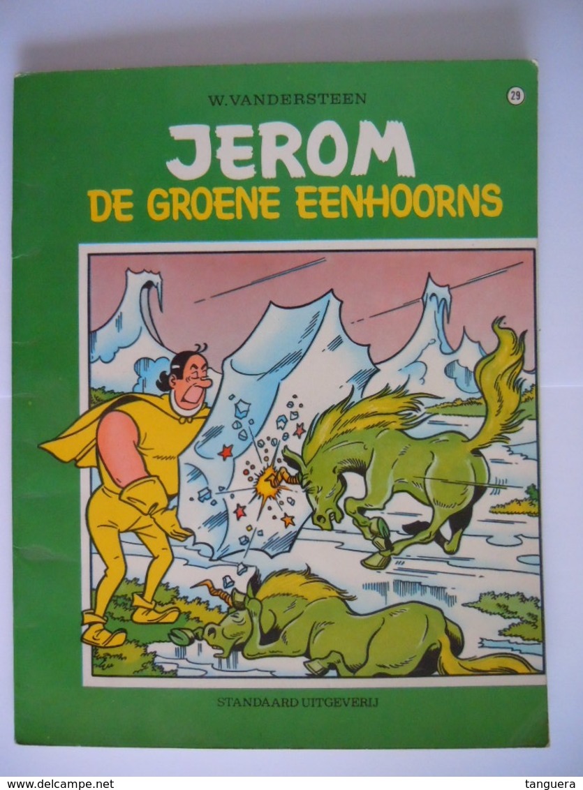 Jerom Nr 29 De Groene Eenhoorns 1969 1 Ste Druk Vandersteen Heel Goede Staat - Jerom