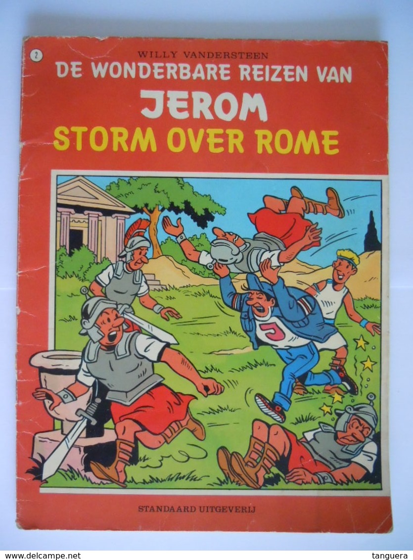 De Wonderbare Reizen Van Jerom Nr 2 Storm Over Rome 1982 1 Ste Druk Vandersteen  Redelijke Staat - Jerom