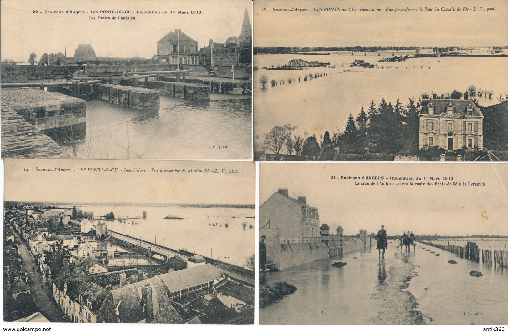 CPA 49 Lot De 12 Cartes LES PONTS DE CE - Les Ponts De Ce