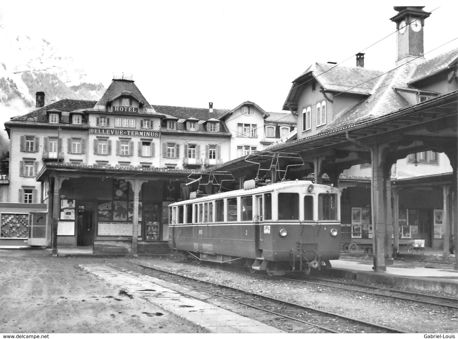 BVA - BCFZe 3/4 9 - Luzern-Stans-Engelberg-Bahn StEB S.t.E.B. Ligne De Chemin De Fer Train - Engelberg