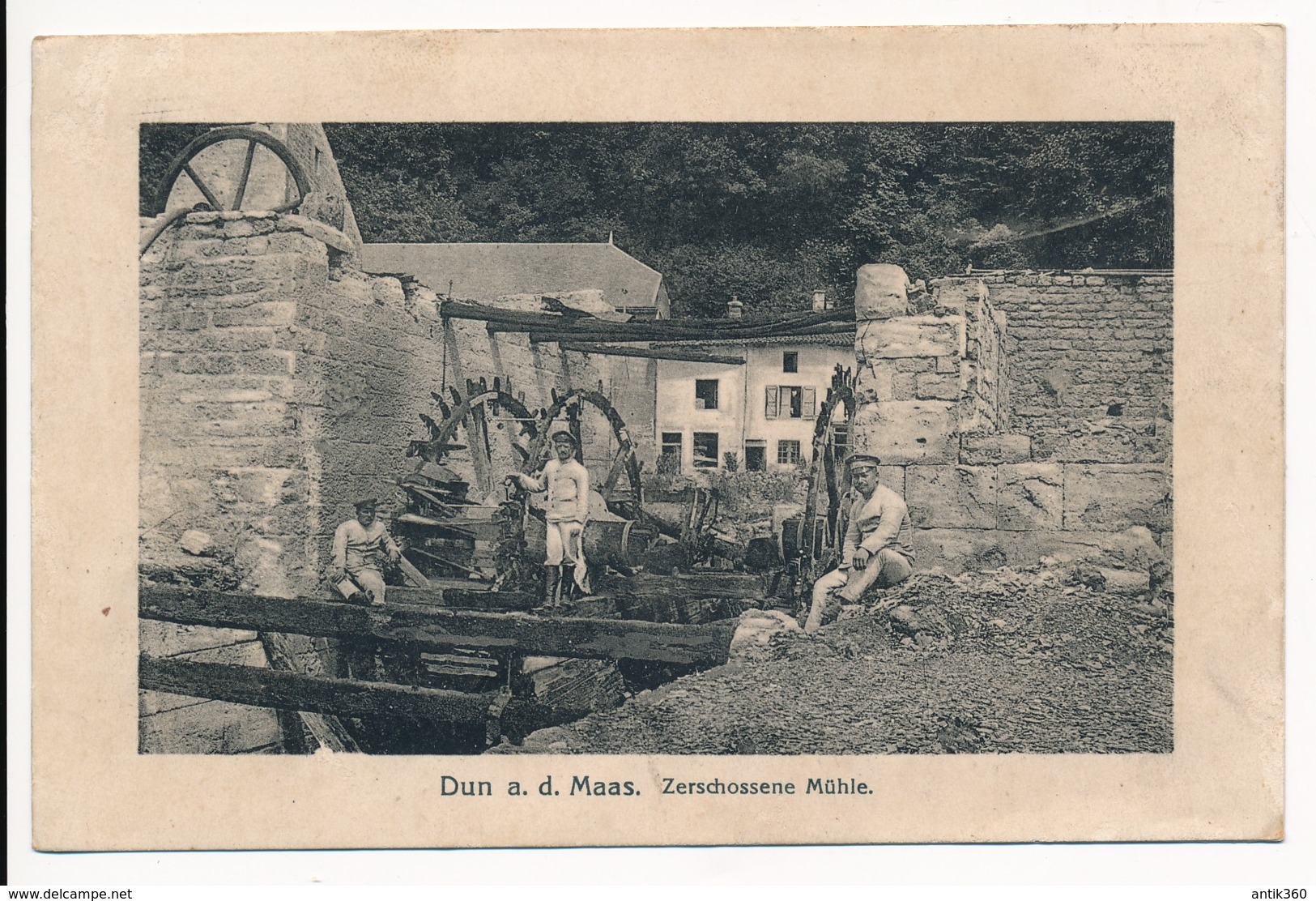 CPA 55 DUN SUR MEUSE DUN A MAAS Zerschossene Muhle Moulin à Eau - Dun Sur Meuse