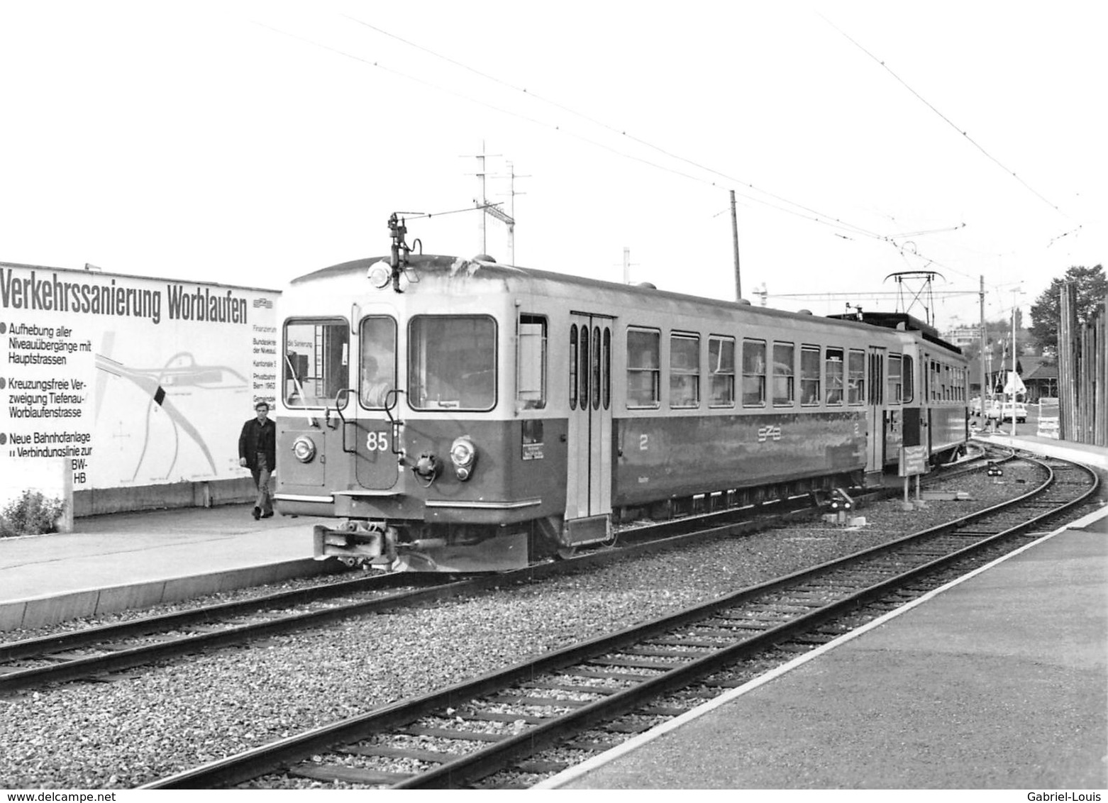 BVA - Worblaufen  - Solothurn–Zollikofen–Bern-Bahn - SZB - S.Z.B. - Ligne De Chemin De Fer Train - Worb