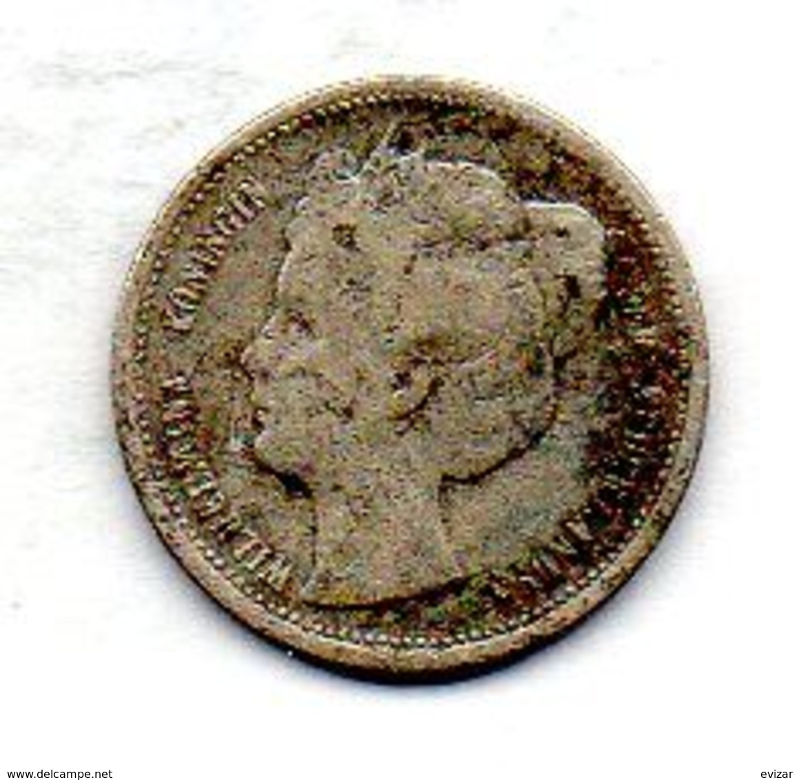 NETHERLAND COLONIES - CURACAO, 1/10 Gulden, Silver, Year 1901, KM #36 - Non Classificati