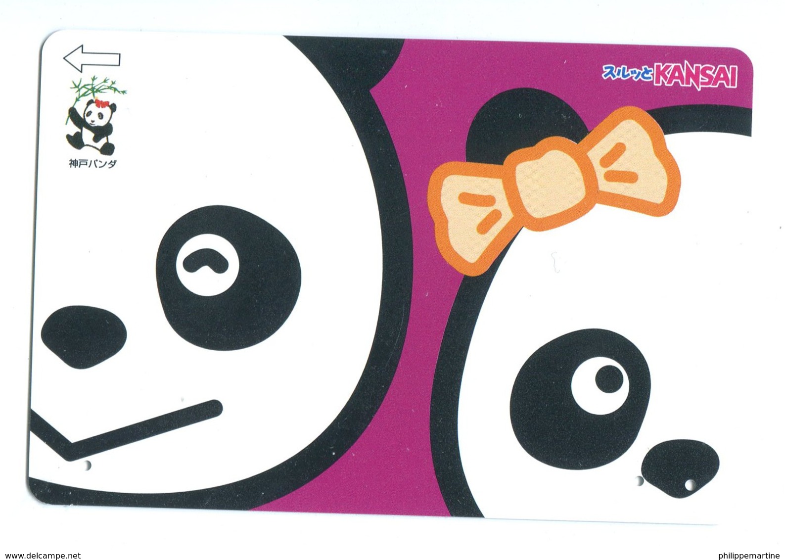 Titre De Transport Kansai : Panda - Wereld