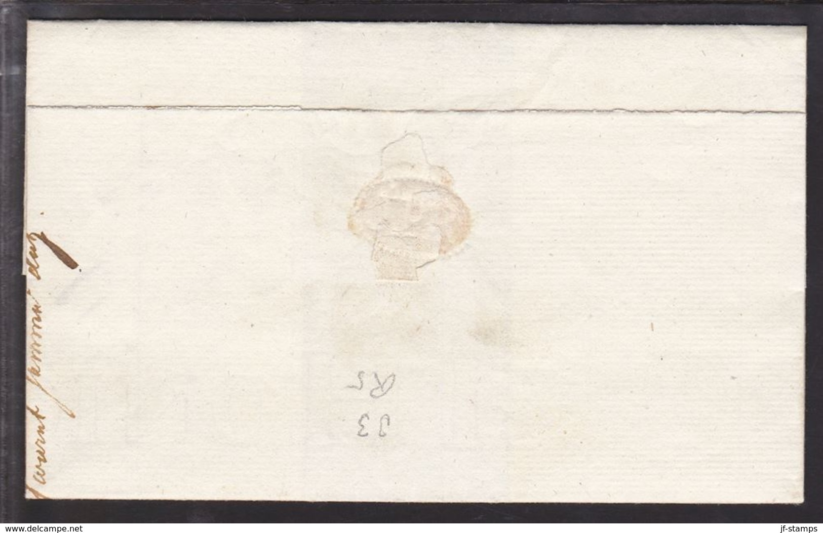 1827. SVERIGE. MARIEFRED  On Cover To Stockholm. () - JF109729 - ... - 1855 Voorfilatelie