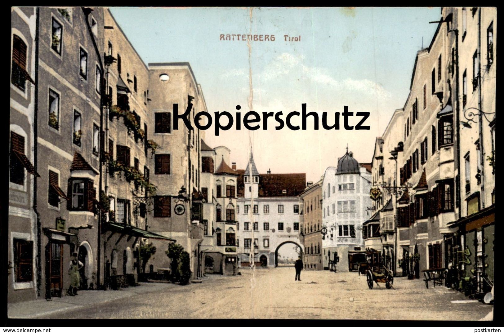 ALTE POSTKARTE RATTENBERG 1914 TIROL Österreich Austria Autriche Ansichtskarte AK Postcard Cpa - Rattenberg