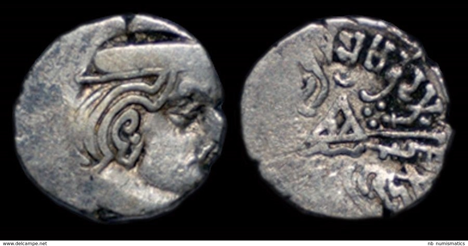 India Western Satraps Bhartrdaman As Mahakshatrap AR Drachm - Indische Münzen