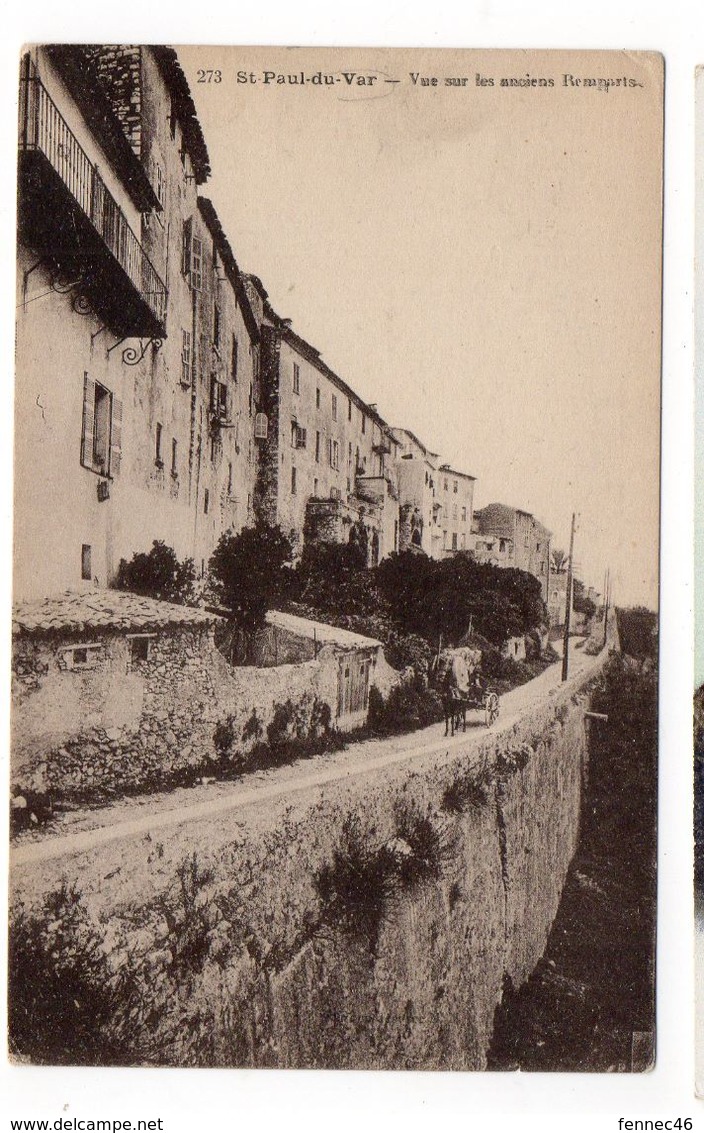 06 - St PAUL Du VAR - Vue Sur Les Anciens Remparts (I132) - Saint-Paul