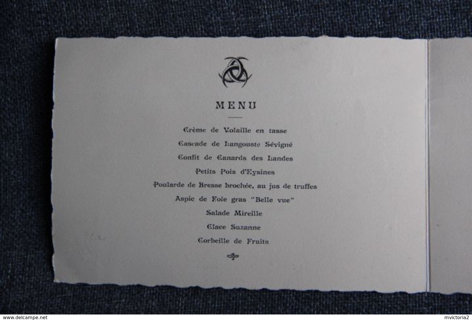 1936 - BORDEAUX, MENU Du 18 Me Congrès De La Fédération Internationale De La Teinture Et Du Nettoyage. - Menu